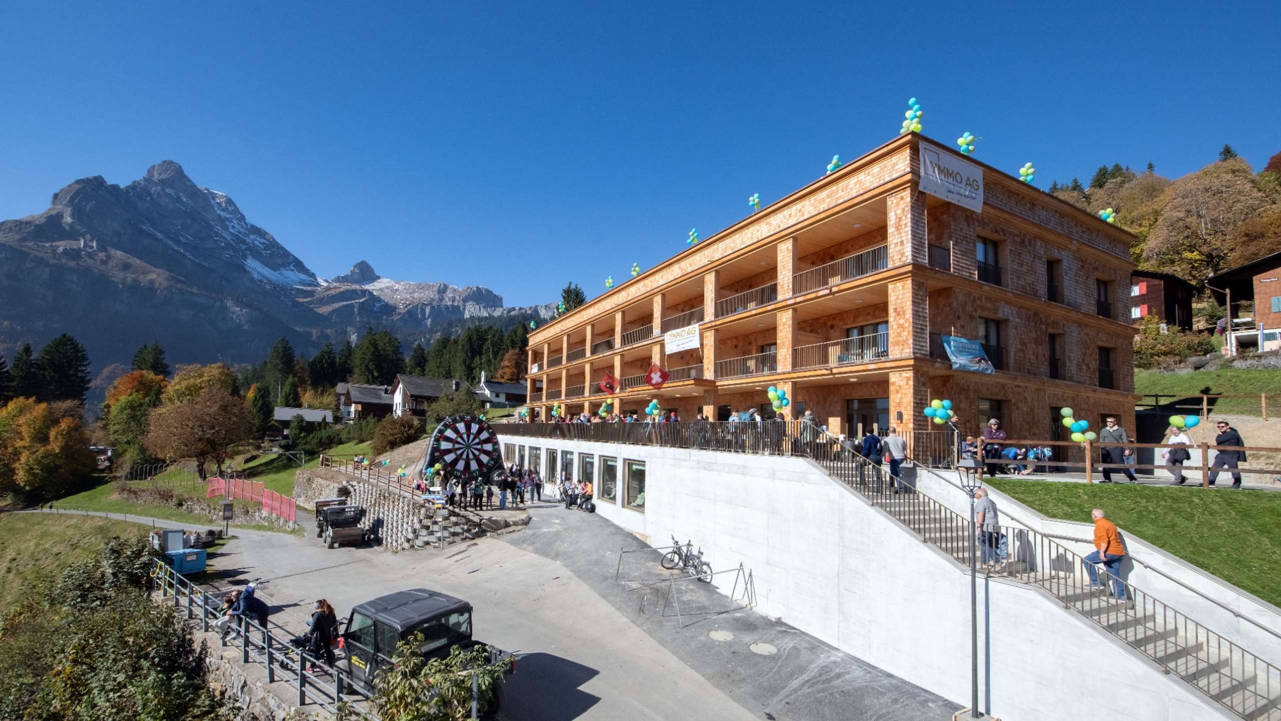 Eröffnung des «Panoramahotels» in Braunwald