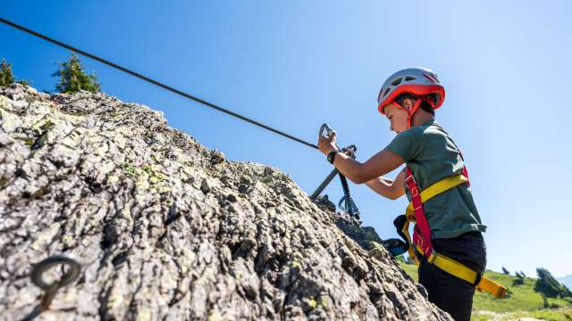 Einsteiger- und Kinderklettersteig