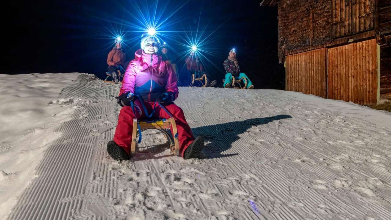 Abendschlitteln & Fondueplausch in Braunwald