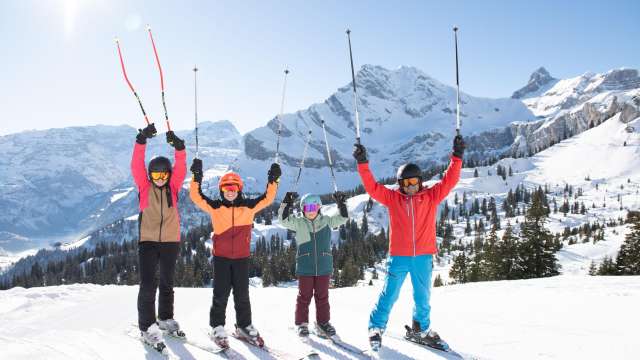 Familientageskarte Braunwald Winter