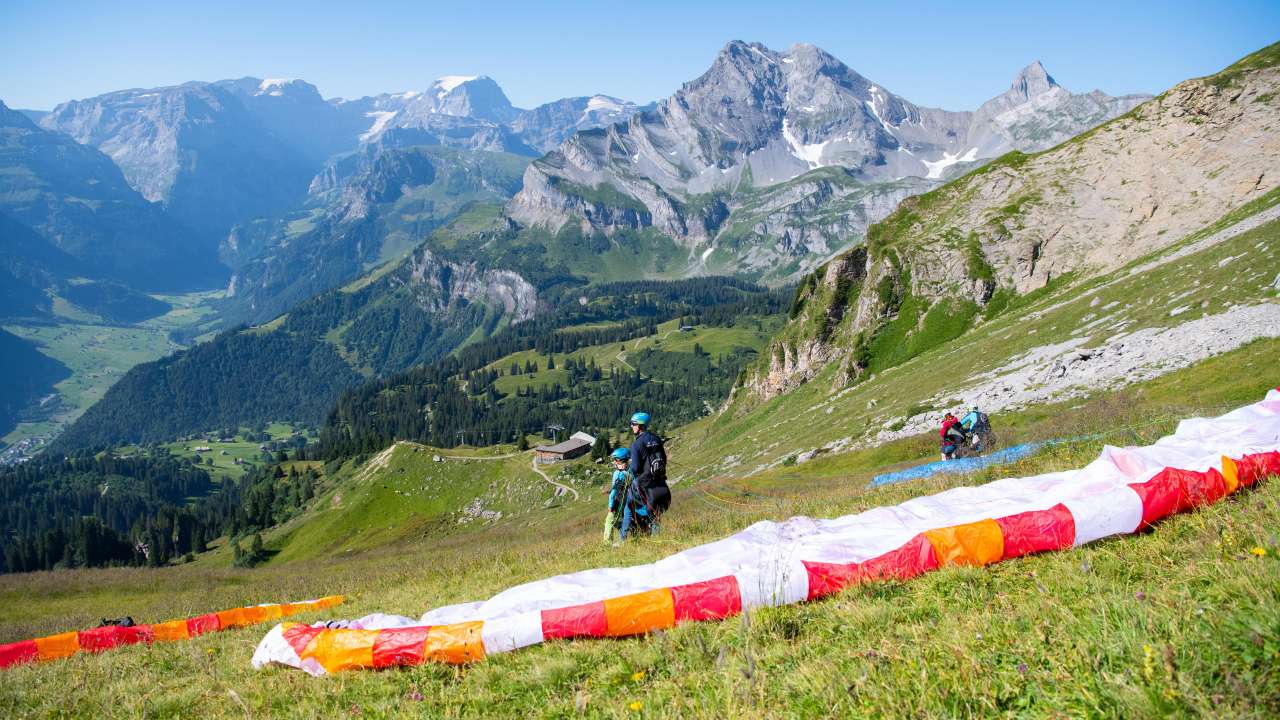 Gleitschirm-Startplatz Gumengrat (nur Sommer)