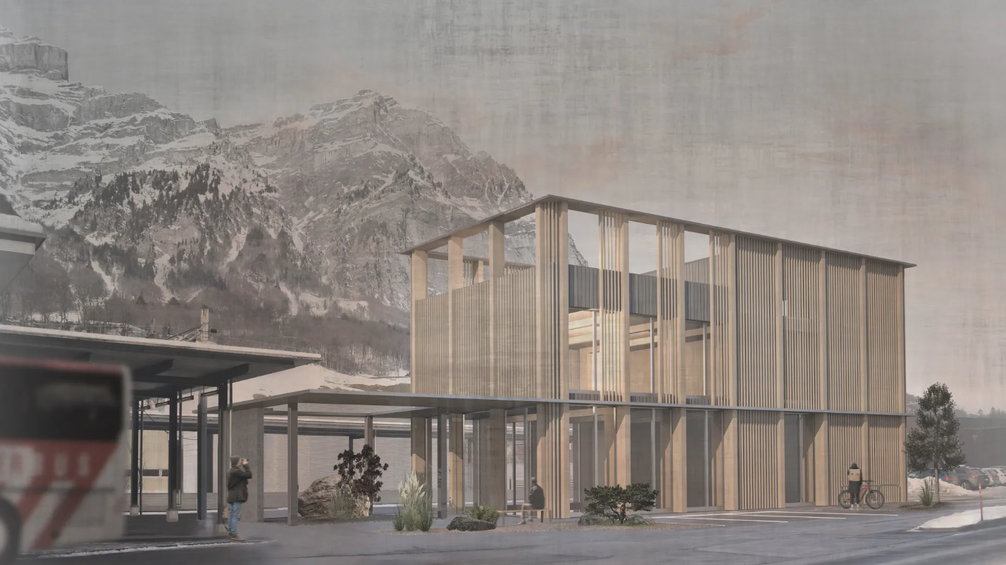 Bahnhof Schwanden wird zu einer Visitenkarte für Glarus Süd
