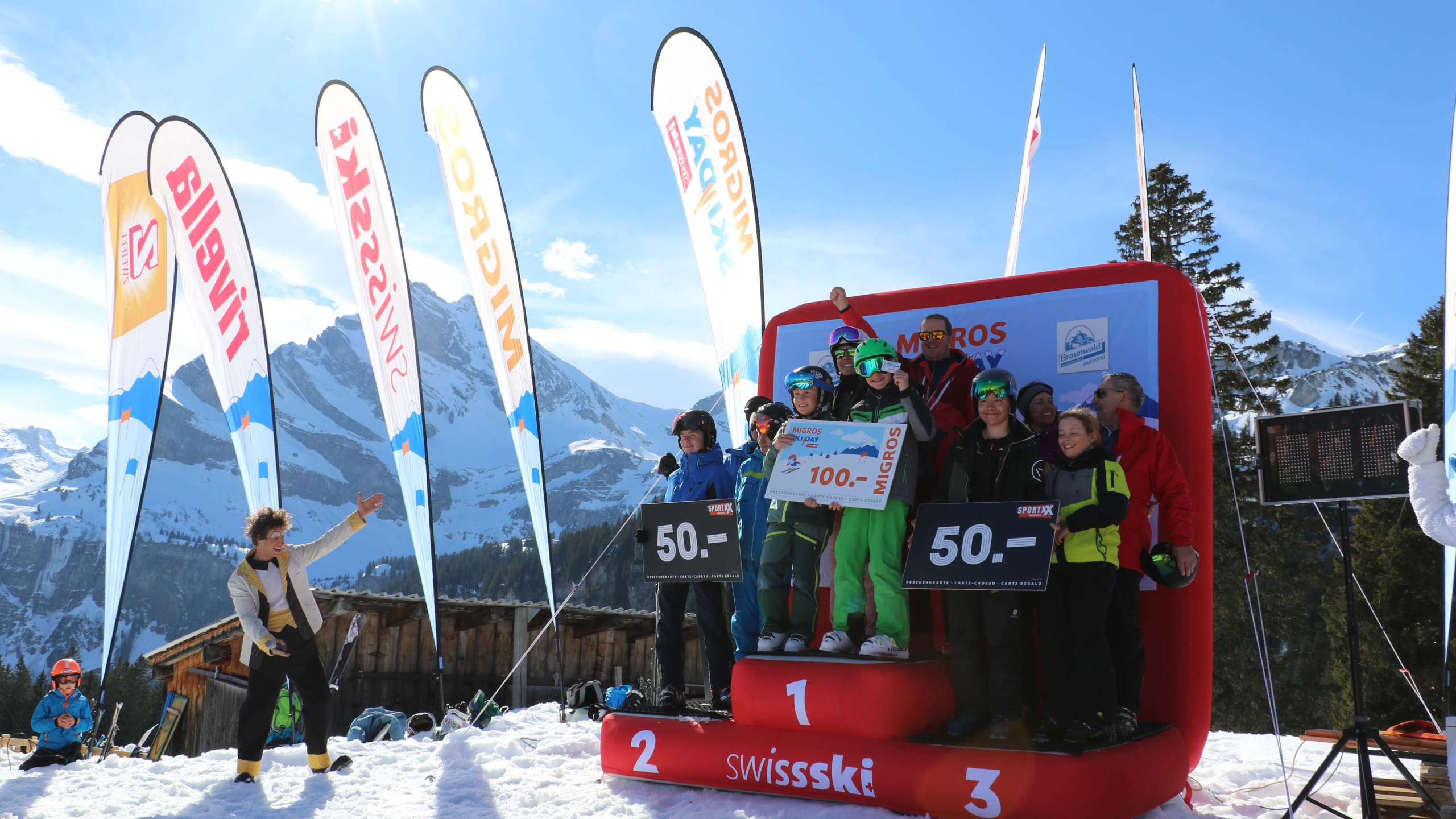 Braunwald empfängt den Migros Ski Day